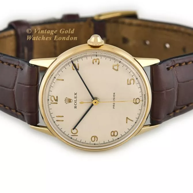 Rolex Precision Ref.3745 18ct c1948 – One of the Earliest Rolex Precisions! (14)