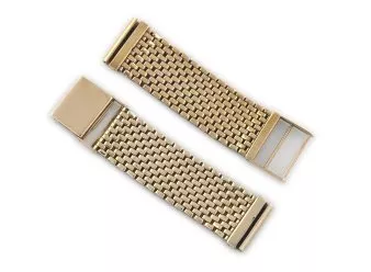 Vintage 9ct Yellow Gold Bracelet 18mm Lugs