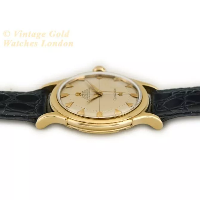 Omega Constellation Bumper Auto Deluxe Ref.2652SC 18ct 1952 1st Release (10) (navigation)