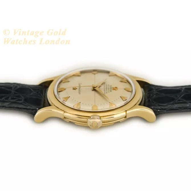 Omega Constellation Bumper Auto Deluxe Ref.2652SC 18ct 1952 1st Release (9) (navigation)