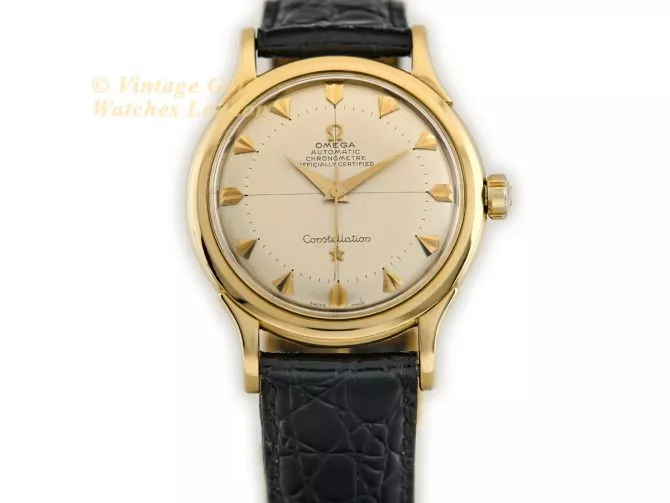 Omega Constellation Bumper Auto Deluxe Ref.2652SC 18ct 1952 1st Release (4)