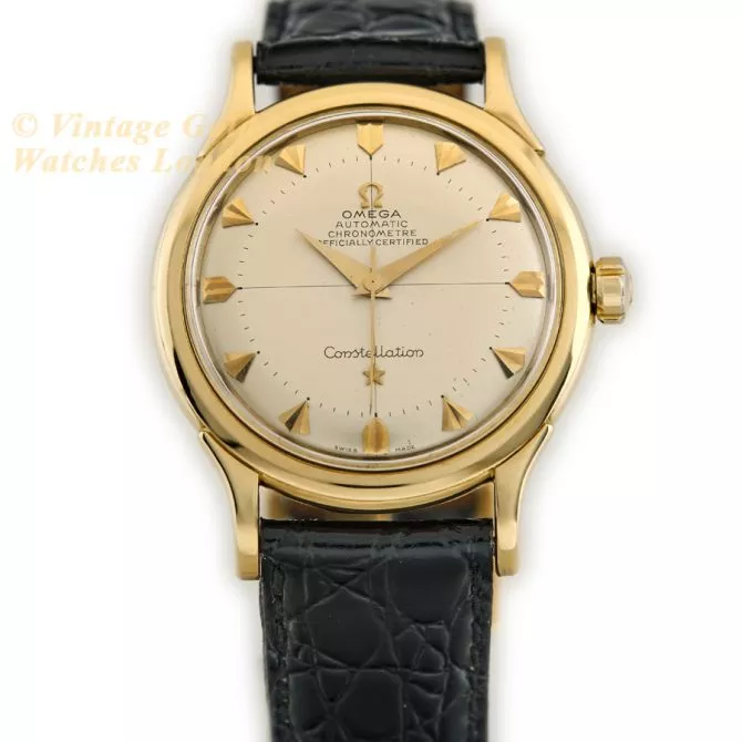 Omega Constellation Bumper Auto Deluxe Ref.2652SC 18ct 1952 1st Release (4) (navigation)