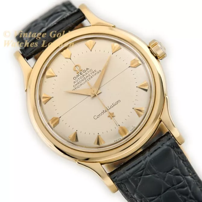 Omega Constellation Bumper Auto Deluxe Ref.2652SC 18ct 1952 1st Release (1) (navigation)