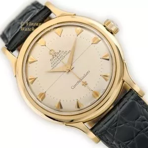 Omega Constellation Bumper Auto Deluxe Ref.2652SC 18ct 1952 1st Release (15) (navigation)