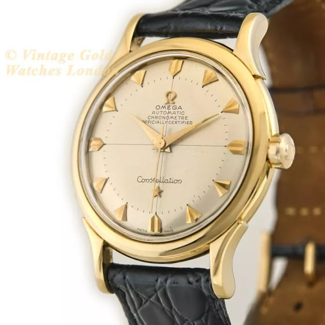 Omega Constellation Bumper Auto Deluxe Ref.2652SC 18ct 1952 1st Release (5) (navigation)