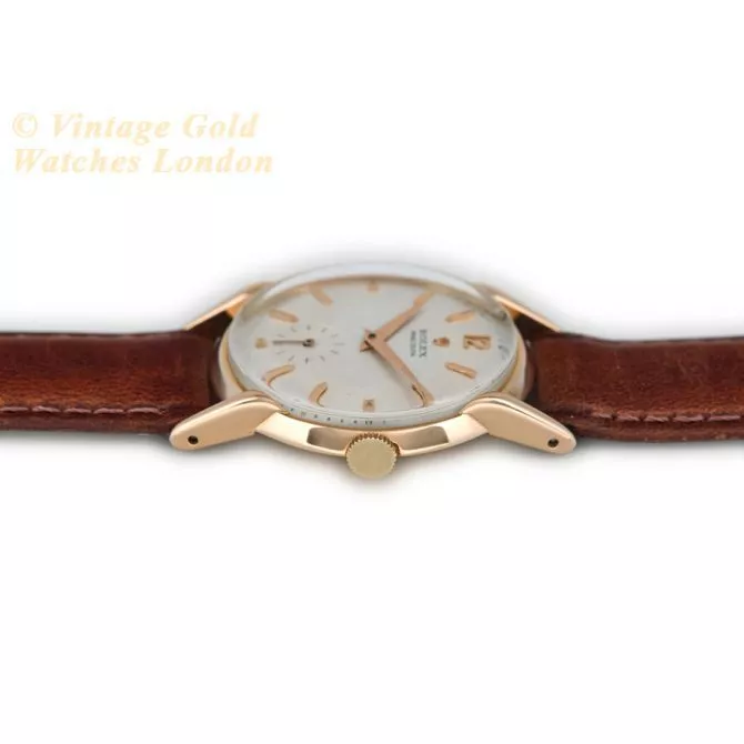 Rolex Precision Ref.4634 18ct Pink Gold c1952 (9) (navigation)