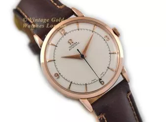 Omega Bumper Automatic Ref.2643 18ct Pink Gold 1950 - hover