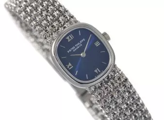 Patek Philippe Ellipse Cal.250 18ct White Gold c1974 - hover