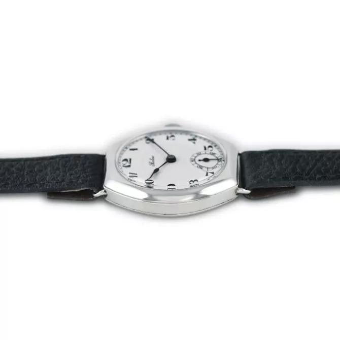 Rolex Cal.10½ Sterling Silver Porcelain Dial c1935 (10) (navigation)