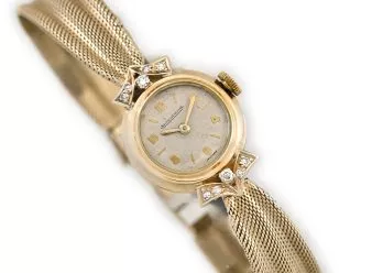 Ladies Jaeger-LeCoultre 9ct 1959 with Diamonds - hover