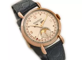 Jaeger-LeCoultre Triple-Date Moonphase 18ct Pink Gold 1943 - hover
