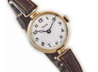 Ladies Rolex Rolco 9ct Pink Gold 1924 - hover