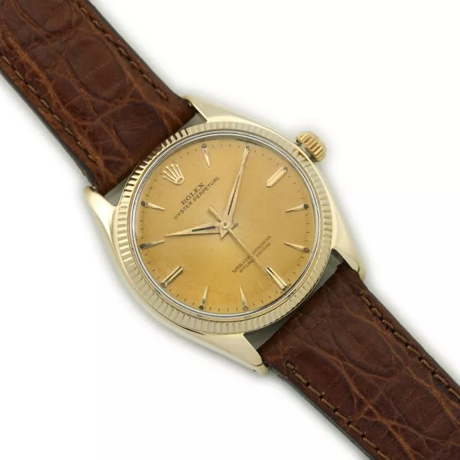 Rolex Oyster Perpetual Ref.1005 14ct 1957 (8) (navigation)