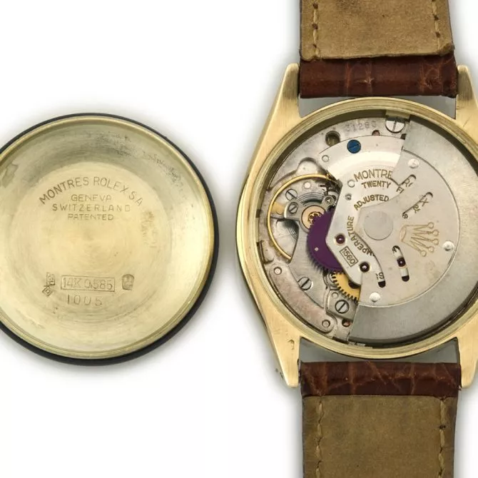 Rolex Oyster Perpetual Ref.1005 14ct 1957 (12) (navigation)