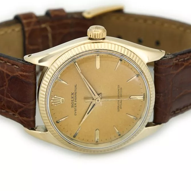 Rolex Oyster Perpetual Ref.1005 14ct 1957 (7) (navigation)