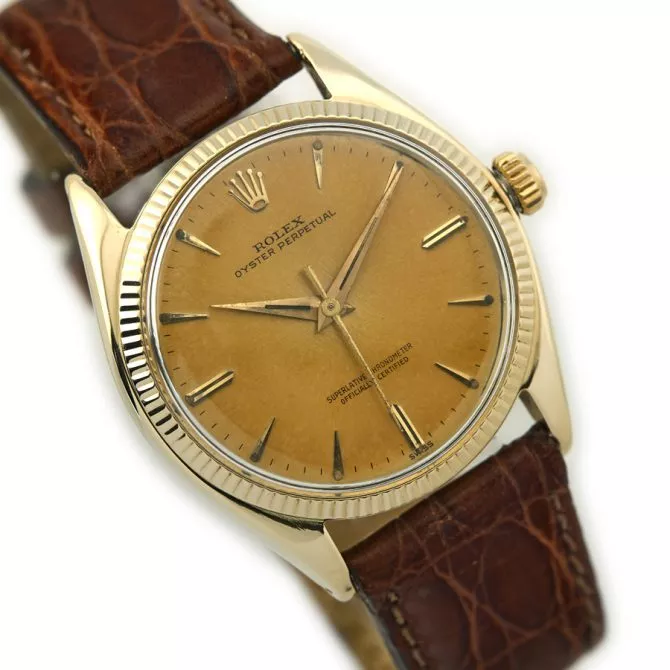 Rolex Oyster Perpetual Ref.1005 14ct 1957 (2) (navigation)