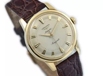Longines Conquest Automatic Cal.19AS 18ct 1955 - hover