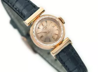 Ladies Longines 18ct Pink Gold 1963 - hover