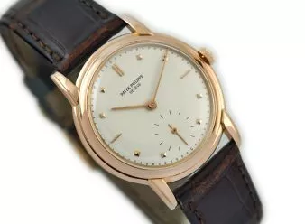 Patek Philippe Calatrava Ref.2500 18ct Pink Gold 1954 - hover