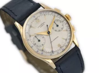 Universal Geneve Uni-Compax Cal.285 18ct 1952 - hover