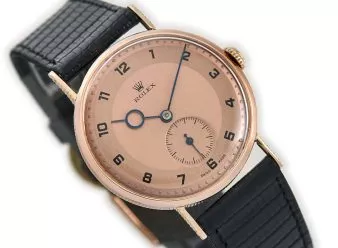 Rolex Precision Model Ref.4138 18ct Pink Gold c1935 - hover