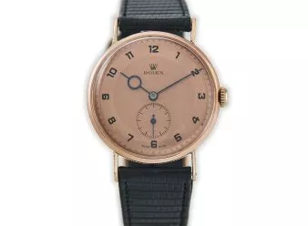 Rolex Precision Model Ref.4138 18ct Pink Gold c1935