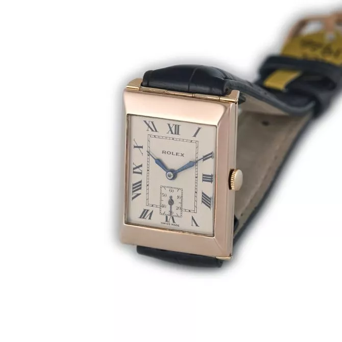 Rolex Cal.10½ Prima 9ct Pink Gold 1926 (6) (navigation)