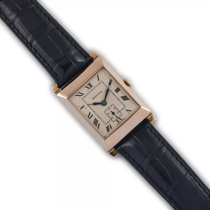 Rolex Cal.10½ Prima 9ct Pink Gold 1926 (8) (navigation)