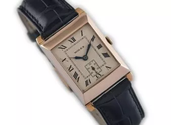 Rolex Cal.10½ Prima 9ct Pink Gold 1926 - hover