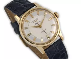 Longines Conquest Cal.19AS 18ct 1955 - hover