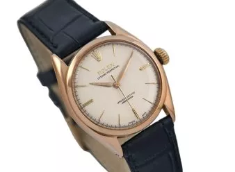 Rolex Oyster Perpetual Cal.A260 18ct Pink Gold 1952 - hover