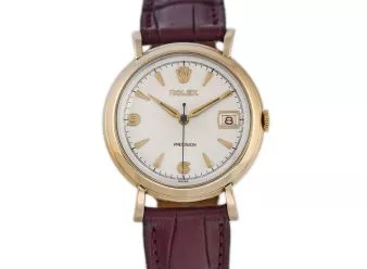 Rolex Precision Date Cal.1210 9ct 1963 Roulette Date