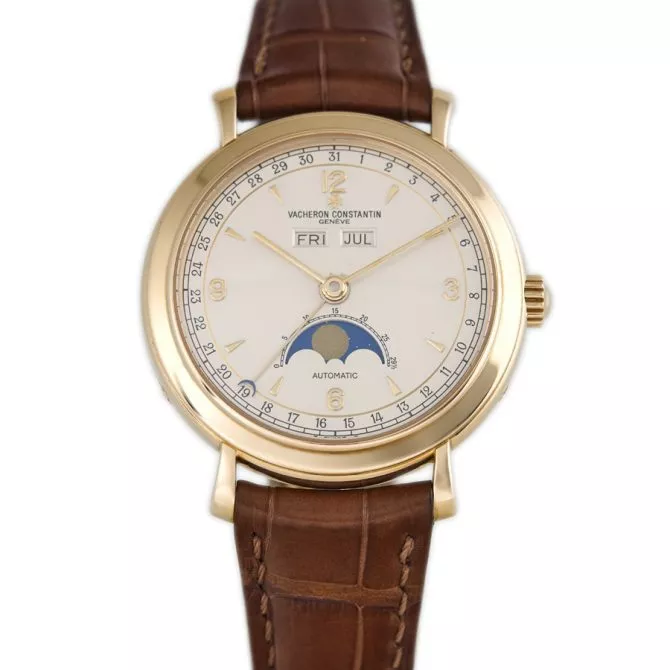 Vacheron Constantin Triple Date Moonphase 18ct c1992 (4) (navigation)