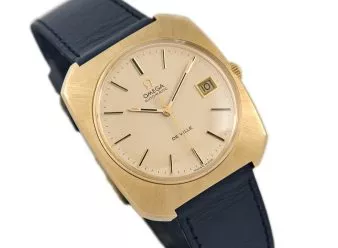 Omega De Ville Automatic Date Cal.1012 18ct c1972 - hover