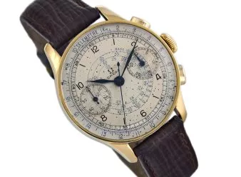 Omega Chronograph Cal.33.3 18ct 1940 - hover