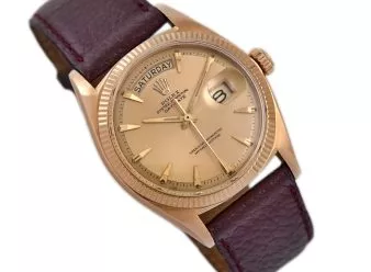 Rolex Oyster Perpetual Day-Date 18ct Pink Gold 1961 - hover