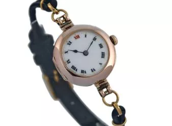 Ladies Rolex Cocktail Watch 9ct Pink Gold 1916 - hover
