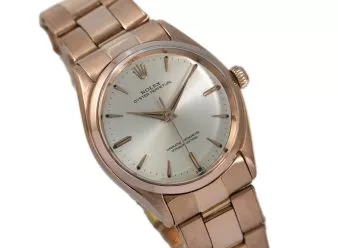 Rolex Oyster Perpetual Ref.1002 18ct Pink Gold 1952 - hover