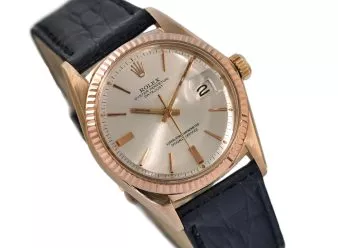 Rolex Oyster Perpetual Datejust Ref.1601 18ct Pink Gold 1972 - hover
